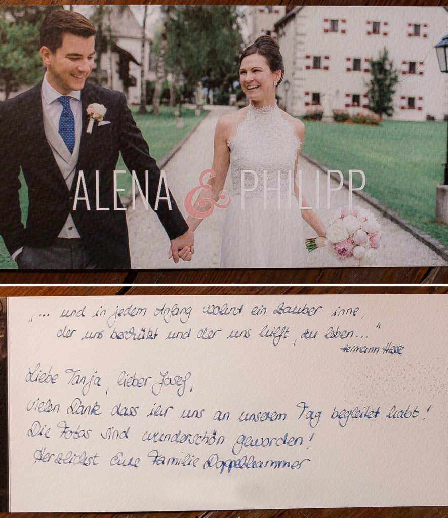 Erfahrungsbericht eines Hochzeitspaars über Tanja und Josef