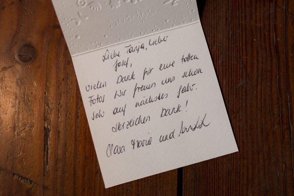 Erfahrungsbericht eines Hochzeitspaars über Tanja und Josef