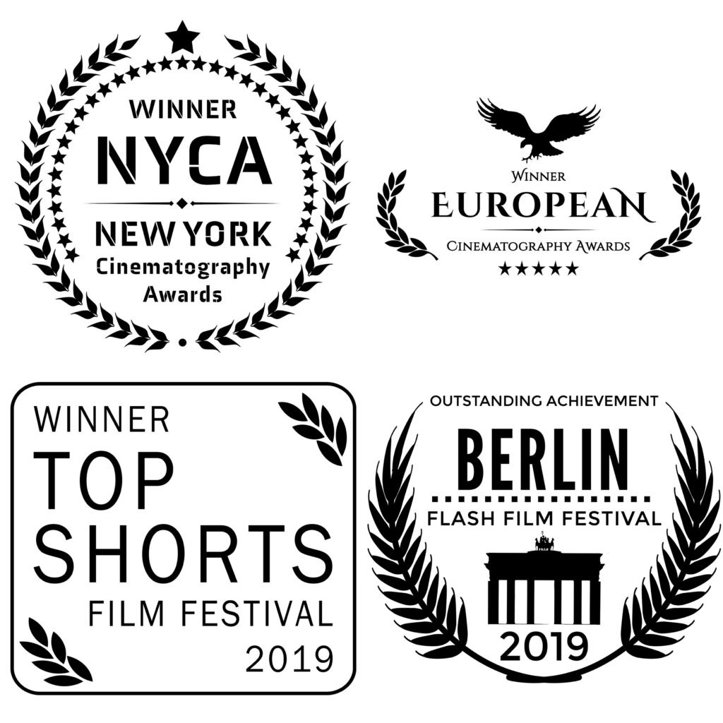 Internationale Film-Auszeichnungen: New York Cinematography Awards, European Cinematography Awards, Top Shorts Film Festival und Berlin Flash Film Festival