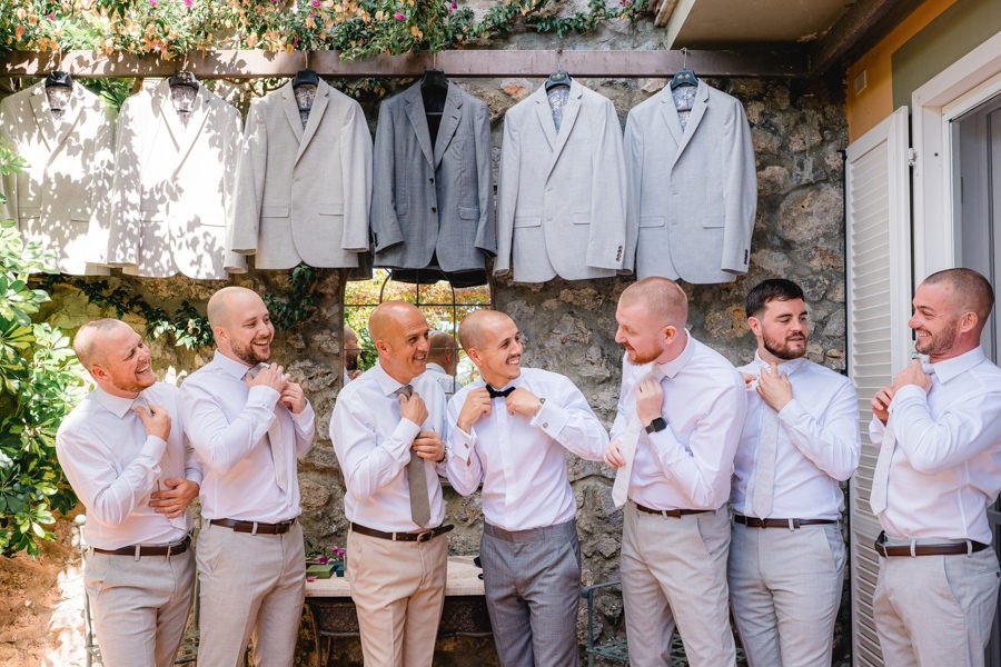 Groomsmen Getting Ready