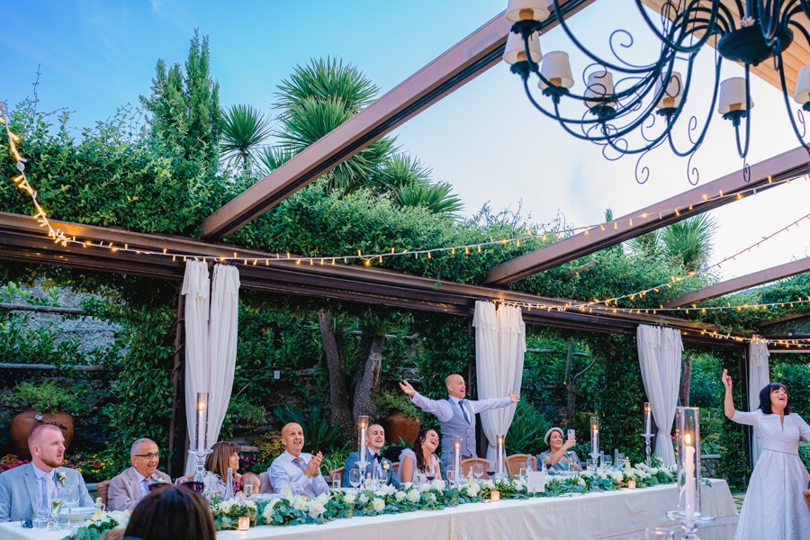 Hochzeitspart in der Villa Eva Ravello