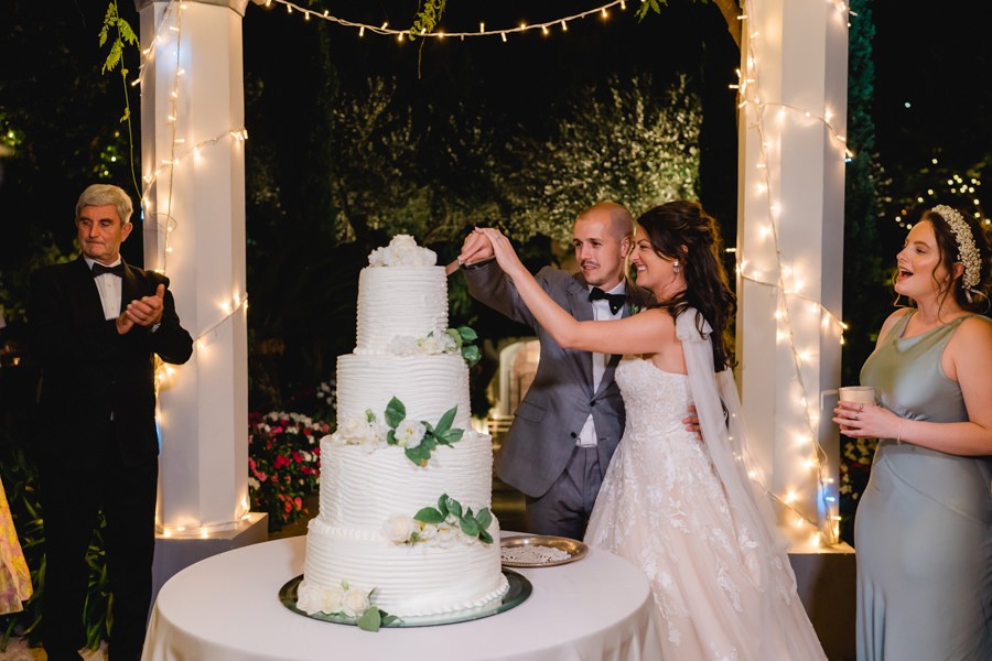 Hochzeitstorte in der Villa Eva Ravello