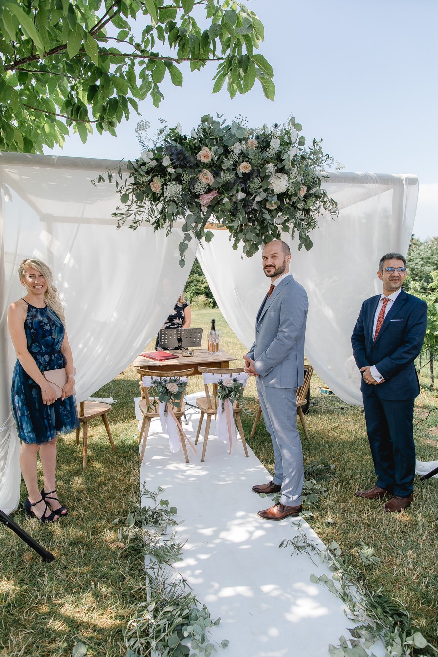Heiraten beim Weingut Holler
