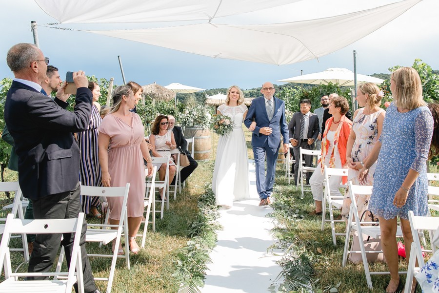 Heiraten beim Weingut Holler