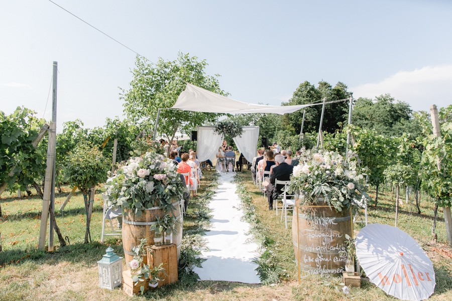 Trauung beim Weingut Holler