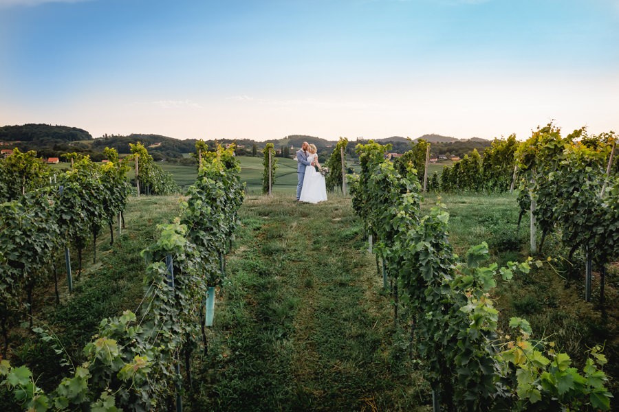 Fotoshooting beim Weingut Holler