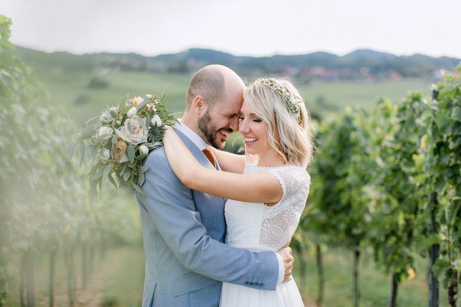 Fotoshooting beim Weingut Holler