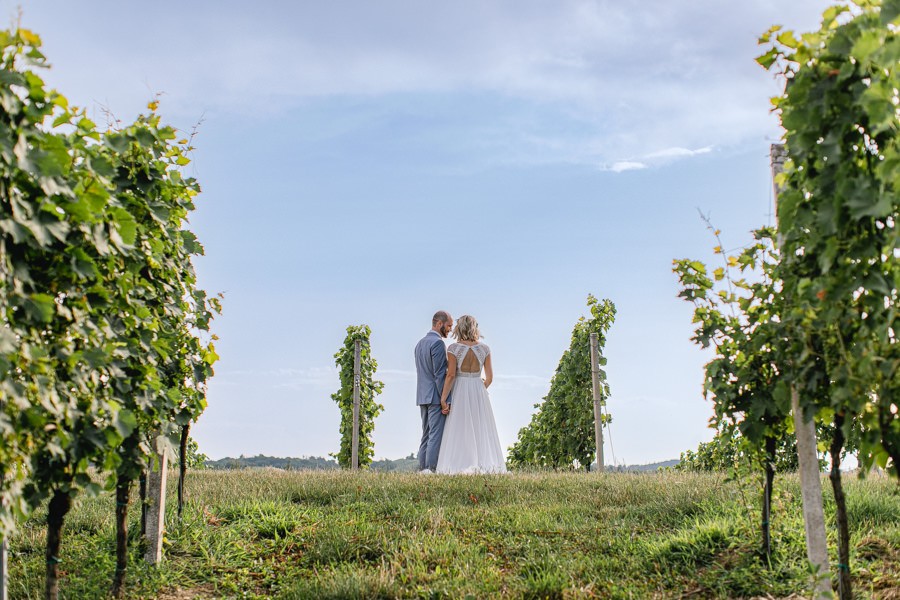 Fotoshooting beim Weingut Holler