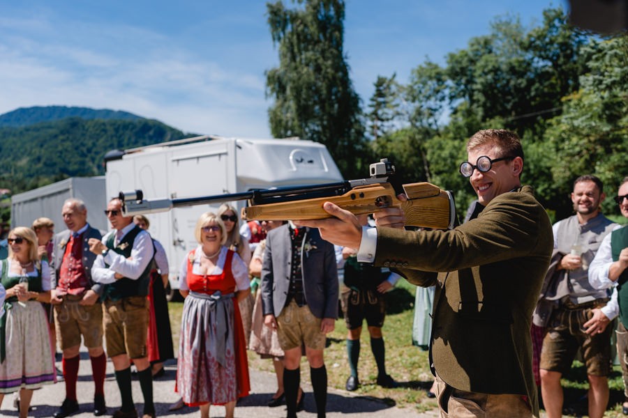 Landhochzeit in Kärnten mit traditioneller Maut